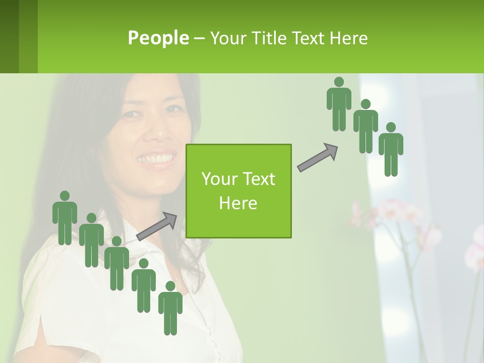 Woman Smiling PowerPoint Template