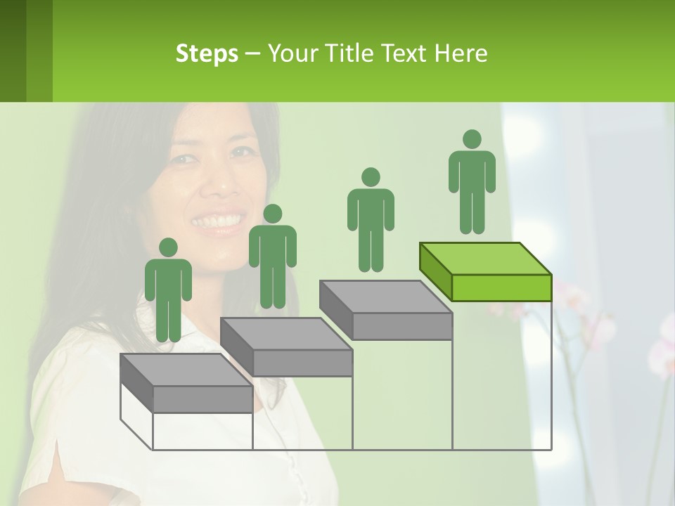 Woman Smiling PowerPoint Template