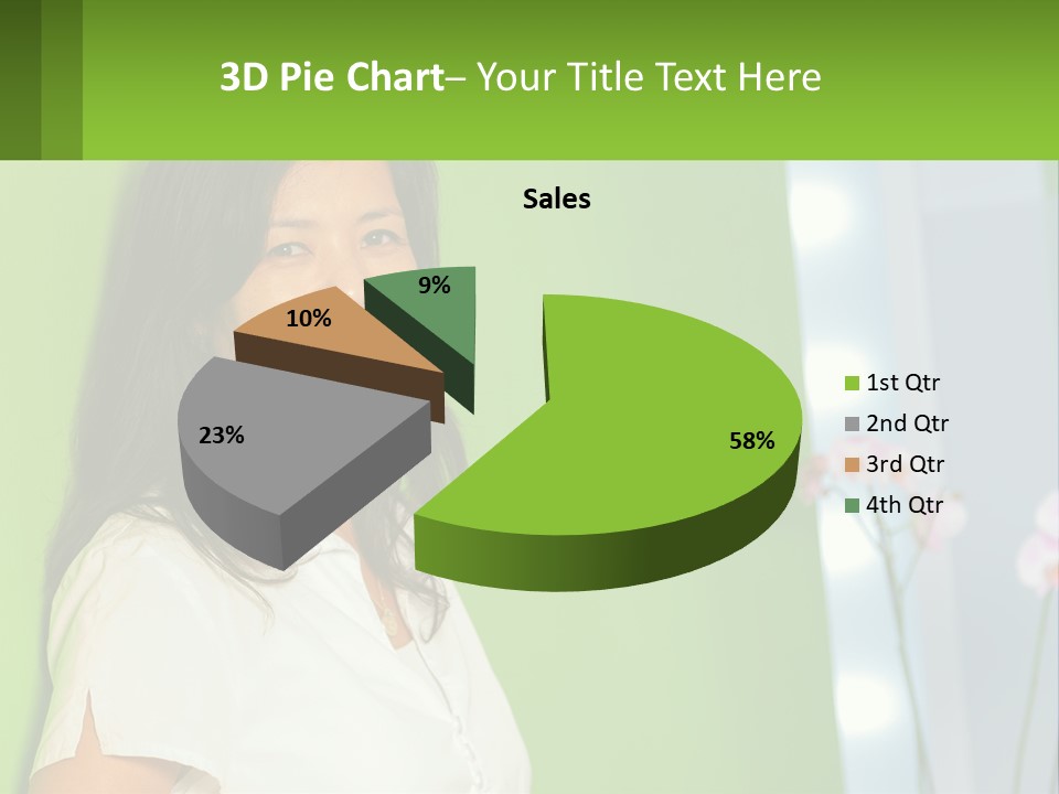 Woman Smiling PowerPoint Template