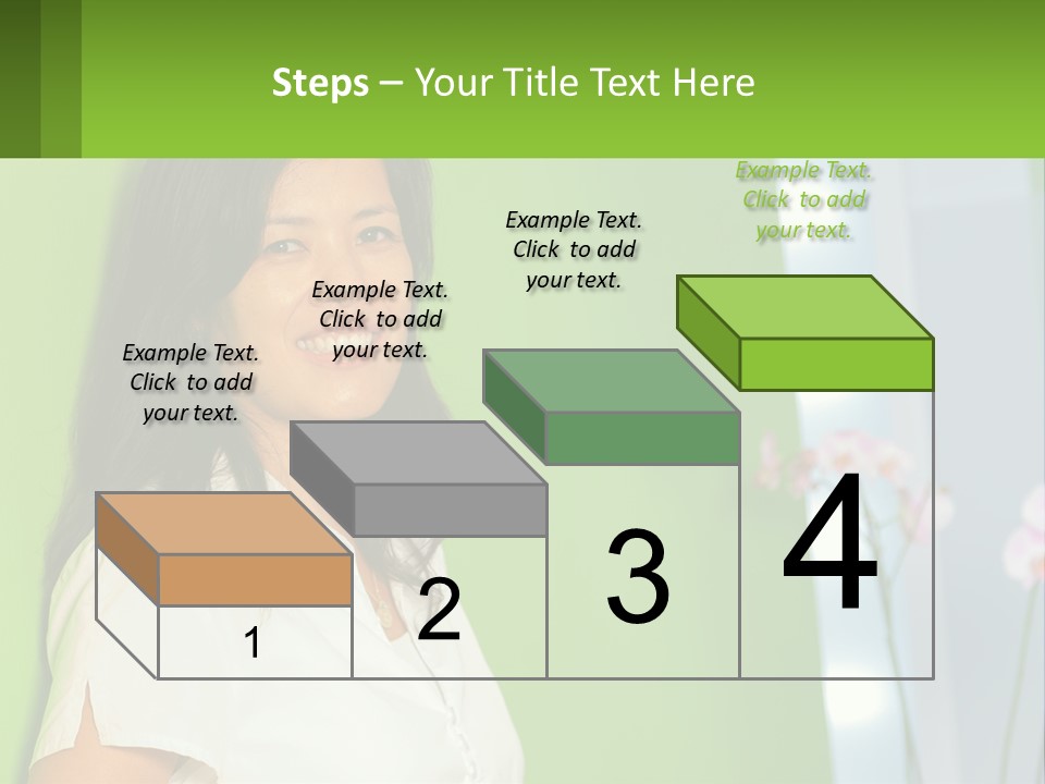 Woman Smiling PowerPoint Template