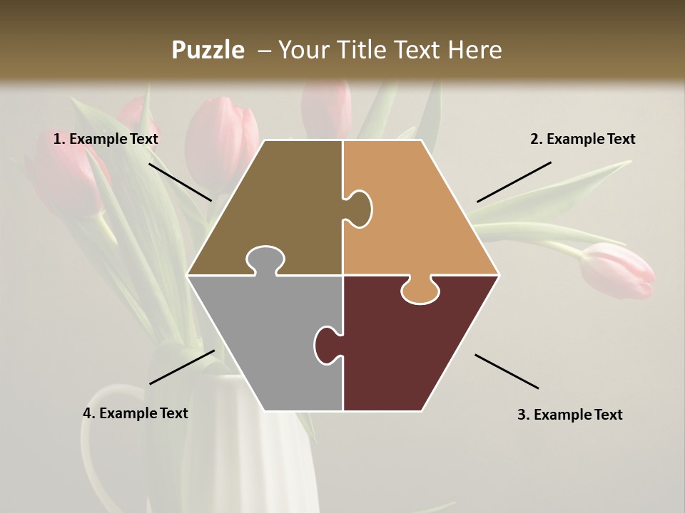 Tulips In A Vase PowerPoint Template