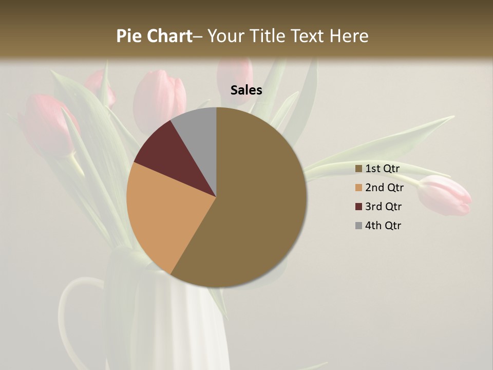 Tulips In A Vase PowerPoint Template