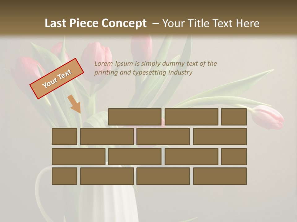 Tulips In A Vase PowerPoint Template