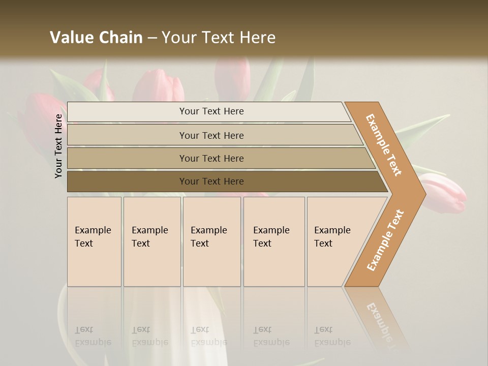 Tulips In A Vase PowerPoint Template