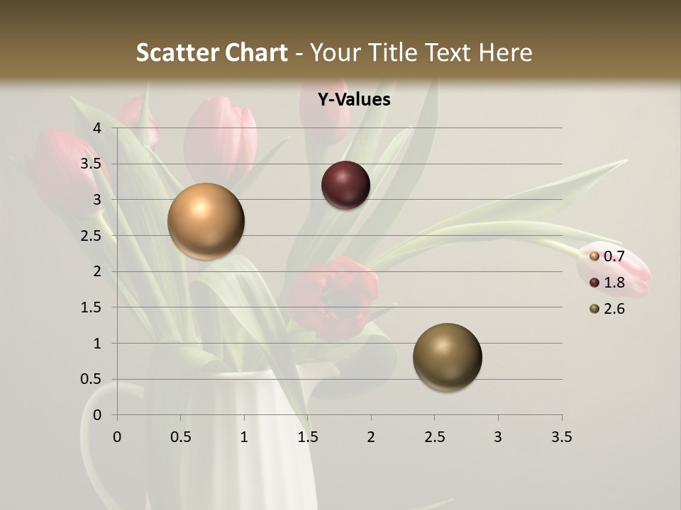 Tulips In A Vase PowerPoint Template