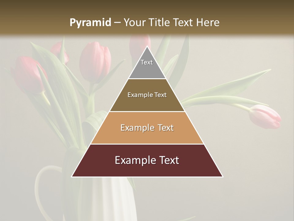 Tulips In A Vase PowerPoint Template