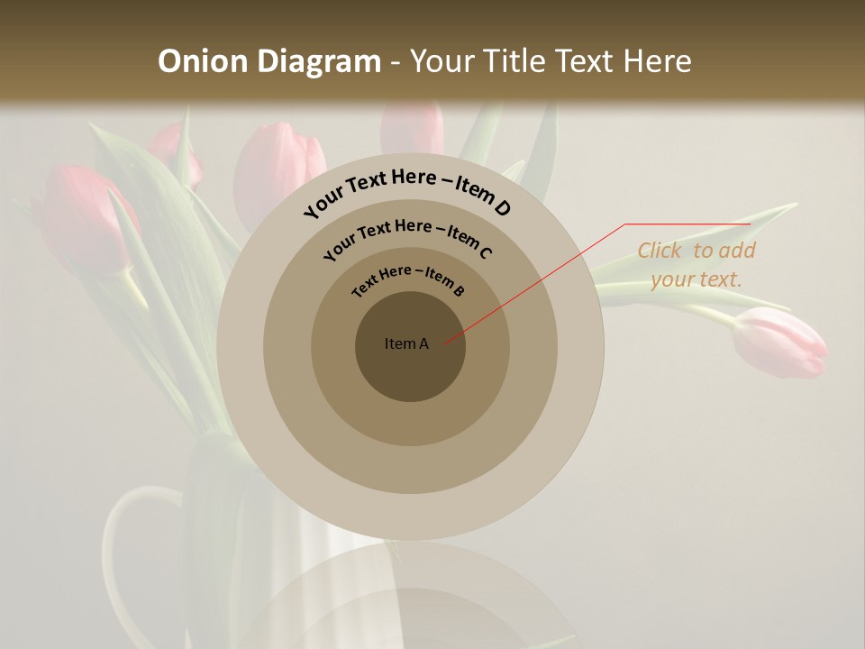 Tulips In A Vase PowerPoint Template
