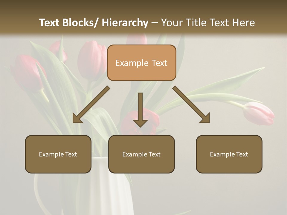 Tulips In A Vase PowerPoint Template