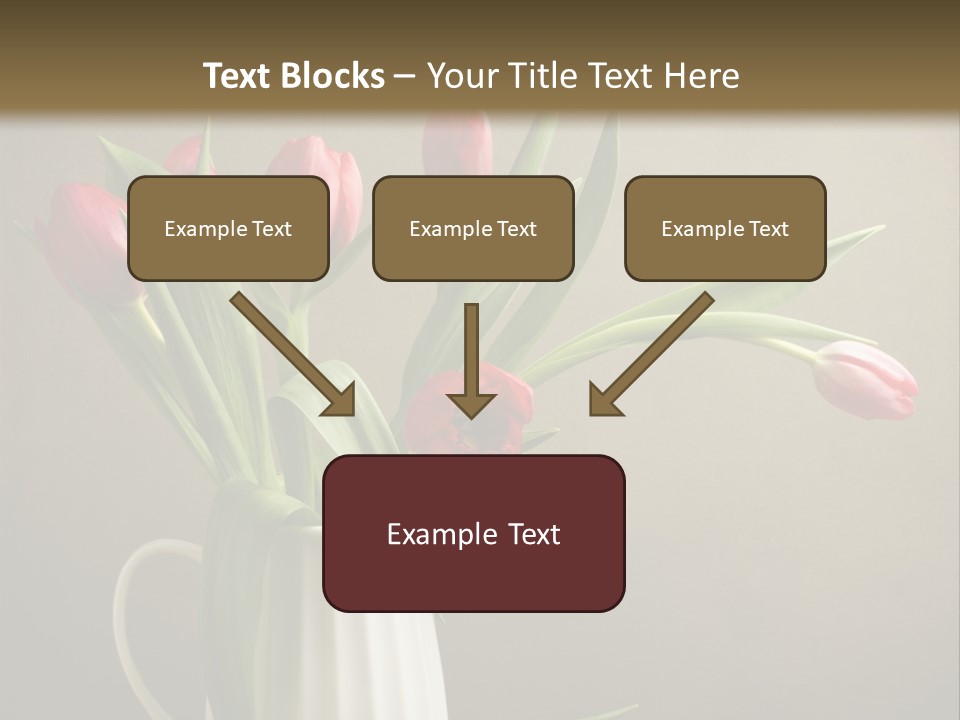 Tulips In A Vase PowerPoint Template