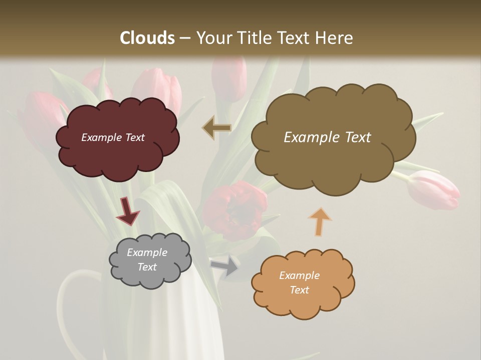 Tulips In A Vase PowerPoint Template