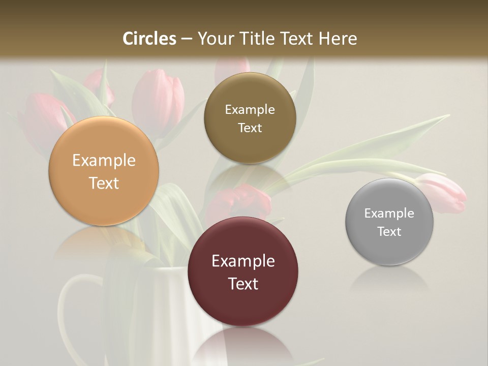 Tulips In A Vase PowerPoint Template