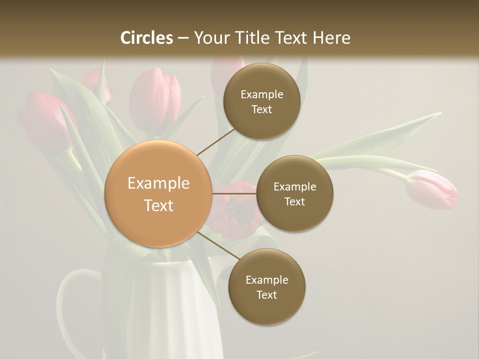 Tulips In A Vase PowerPoint Template