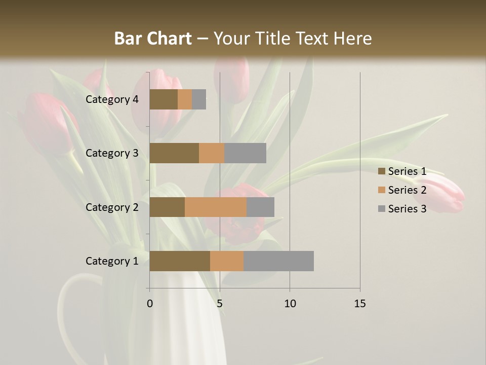 Tulips In A Vase PowerPoint Template