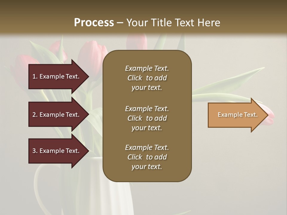 Tulips In A Vase PowerPoint Template