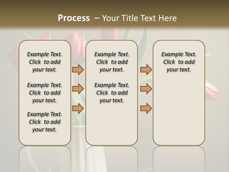 Tulips In A Vase PowerPoint Template