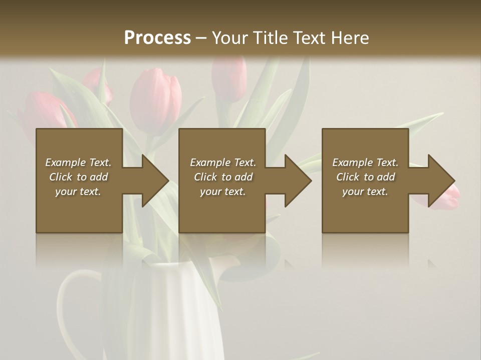 Tulips In A Vase PowerPoint Template