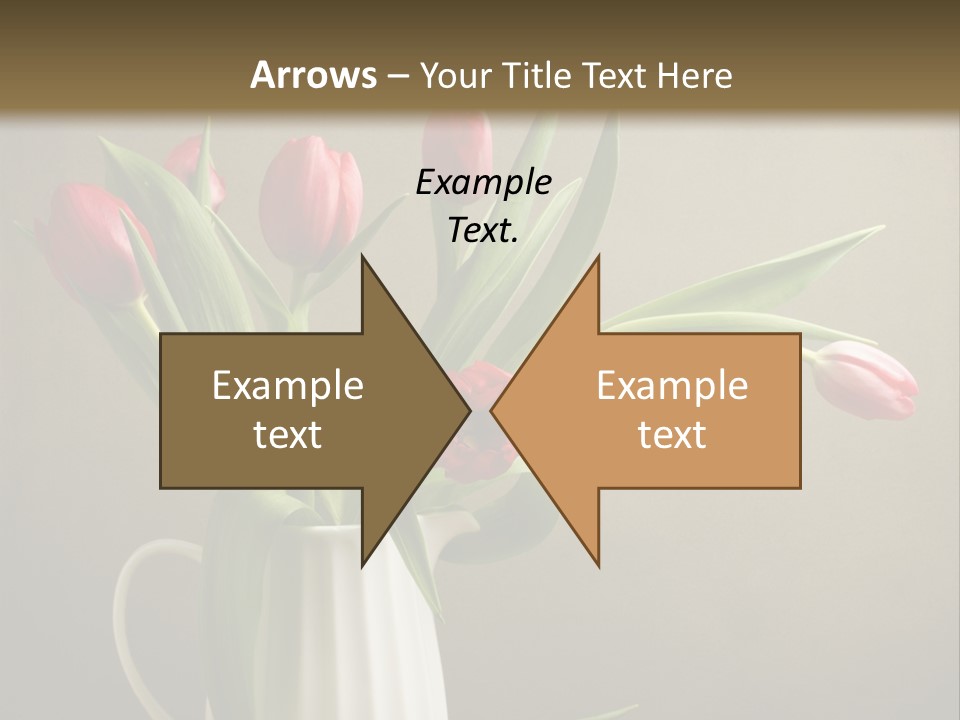 Tulips In A Vase PowerPoint Template