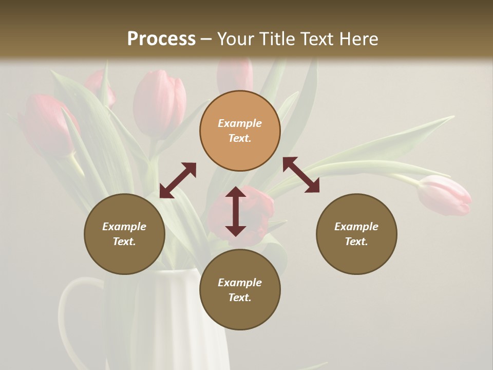Tulips In A Vase PowerPoint Template