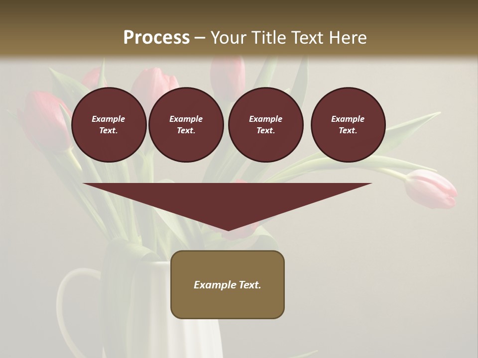 Tulips In A Vase PowerPoint Template