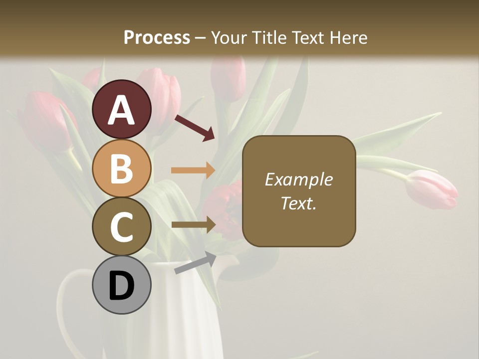 Tulips In A Vase PowerPoint Template