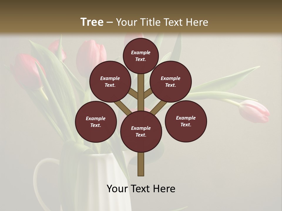 Tulips In A Vase PowerPoint Template