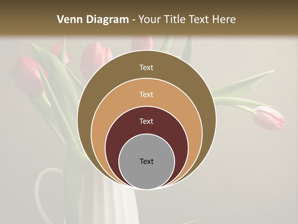 Tulips In A Vase PowerPoint Template