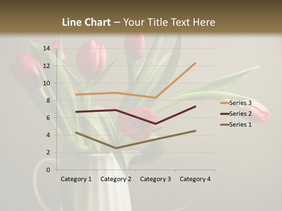 Tulips In A Vase PowerPoint Template