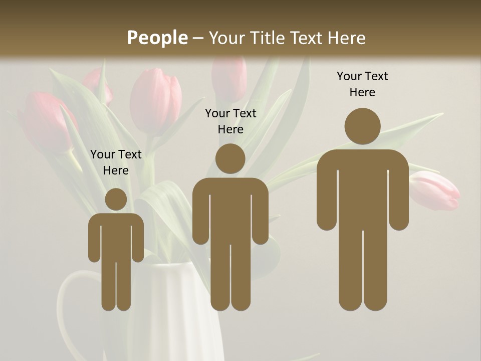Tulips In A Vase PowerPoint Template