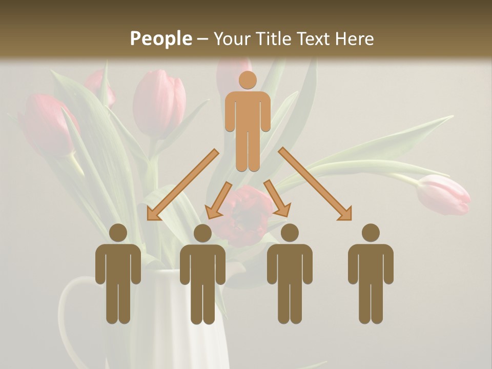 Tulips In A Vase PowerPoint Template