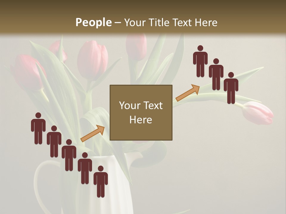 Tulips In A Vase PowerPoint Template