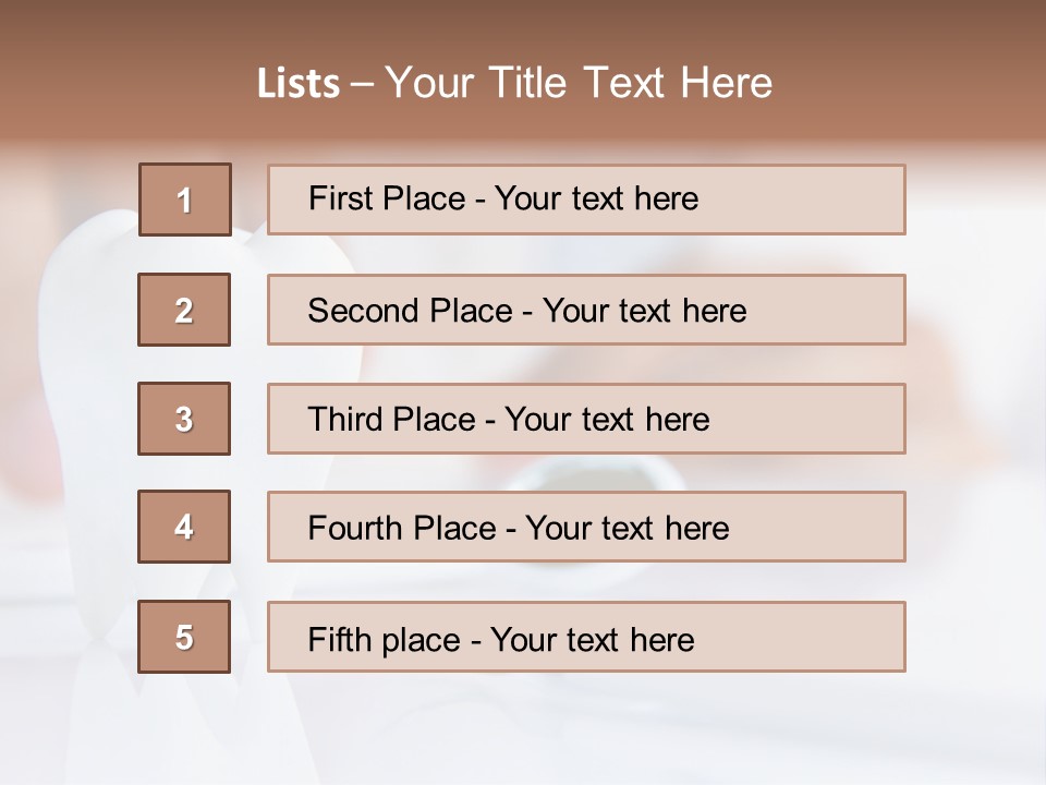 Decorative Tooth At The Dentist PowerPoint Template