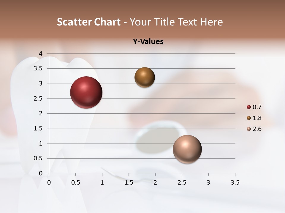 Decorative Tooth At The Dentist PowerPoint Template