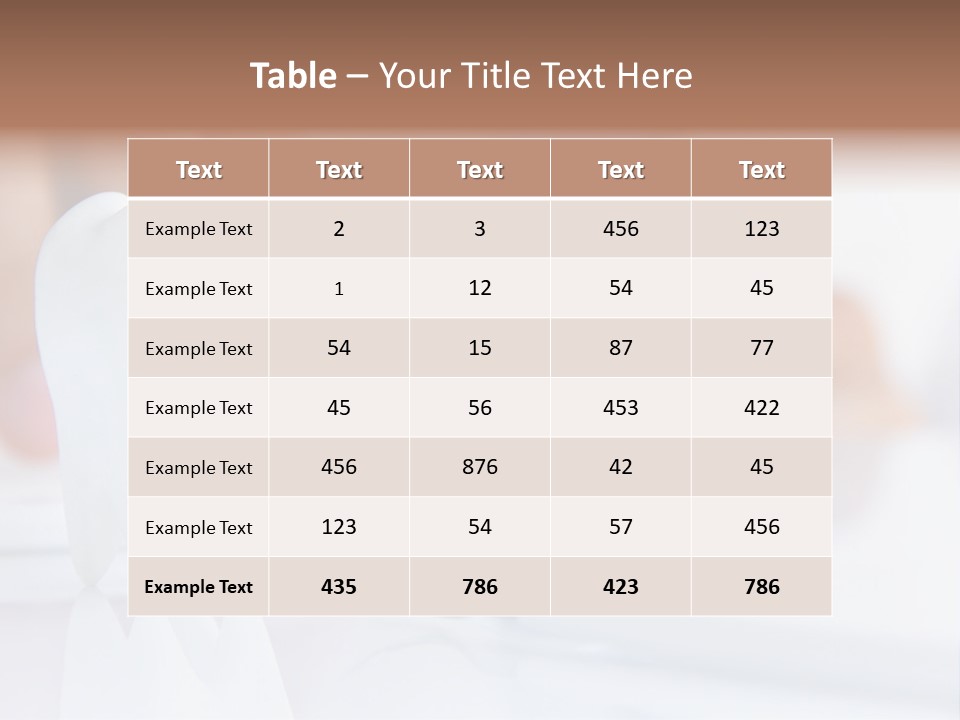 Decorative Tooth At The Dentist PowerPoint Template