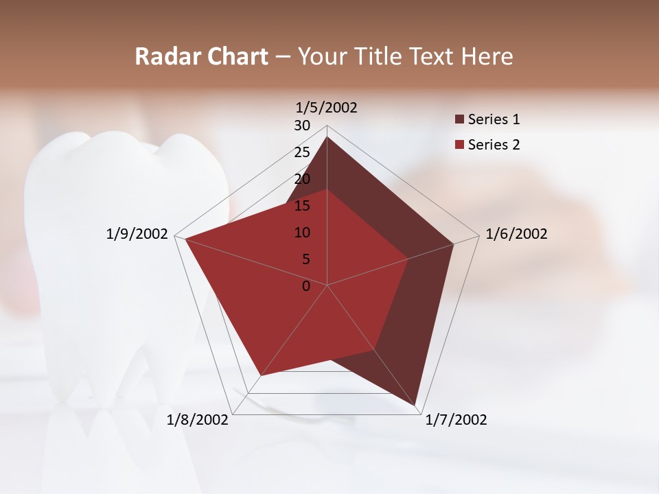Decorative Tooth At The Dentist PowerPoint Template