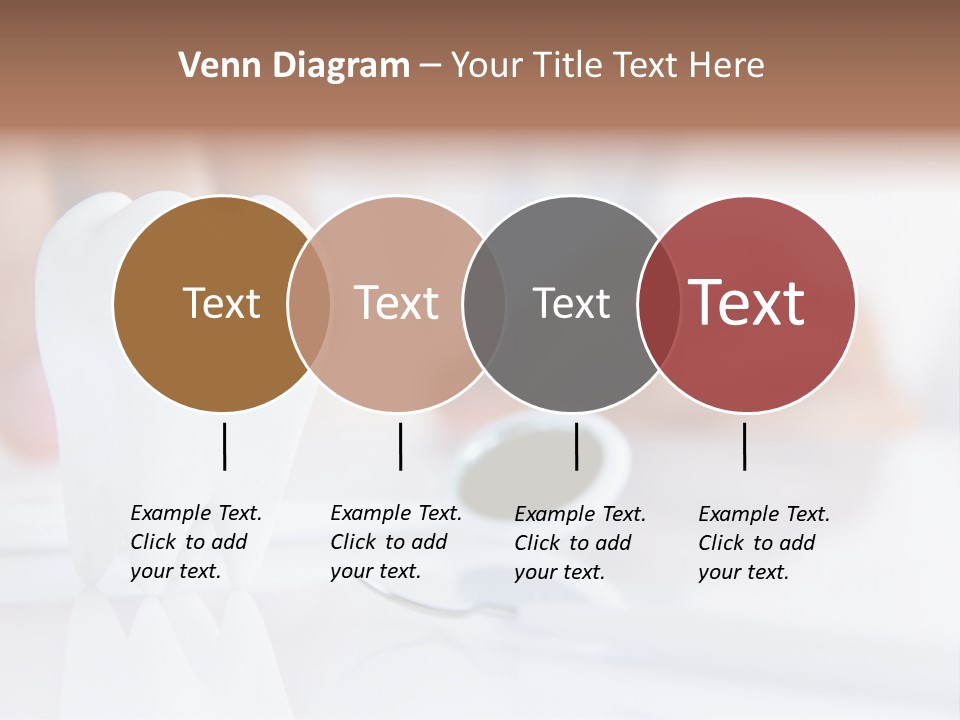 Decorative Tooth At The Dentist PowerPoint Template