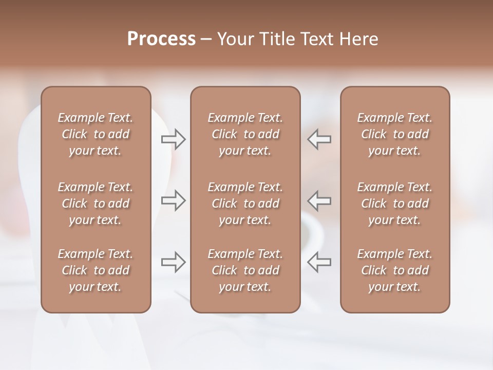 Decorative Tooth At The Dentist PowerPoint Template