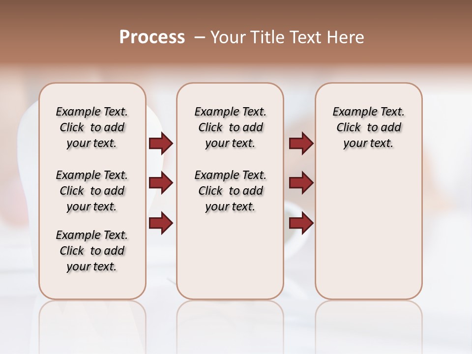 Decorative Tooth At The Dentist PowerPoint Template