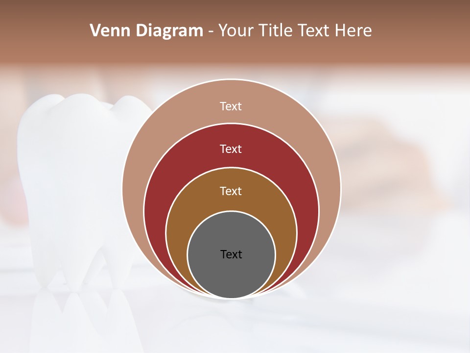 Decorative Tooth At The Dentist PowerPoint Template