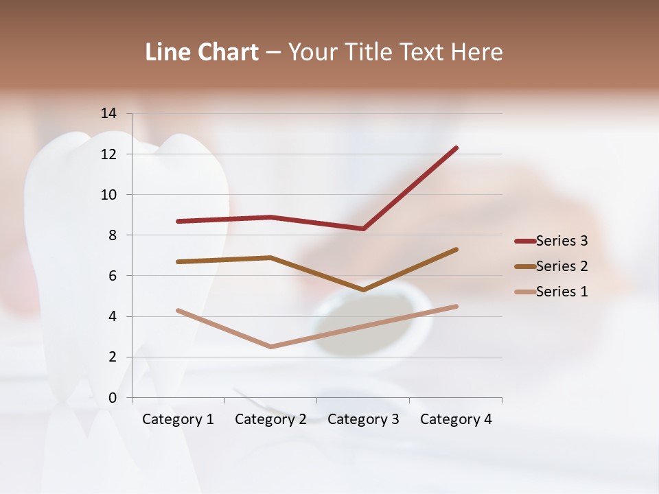 Decorative Tooth At The Dentist PowerPoint Template