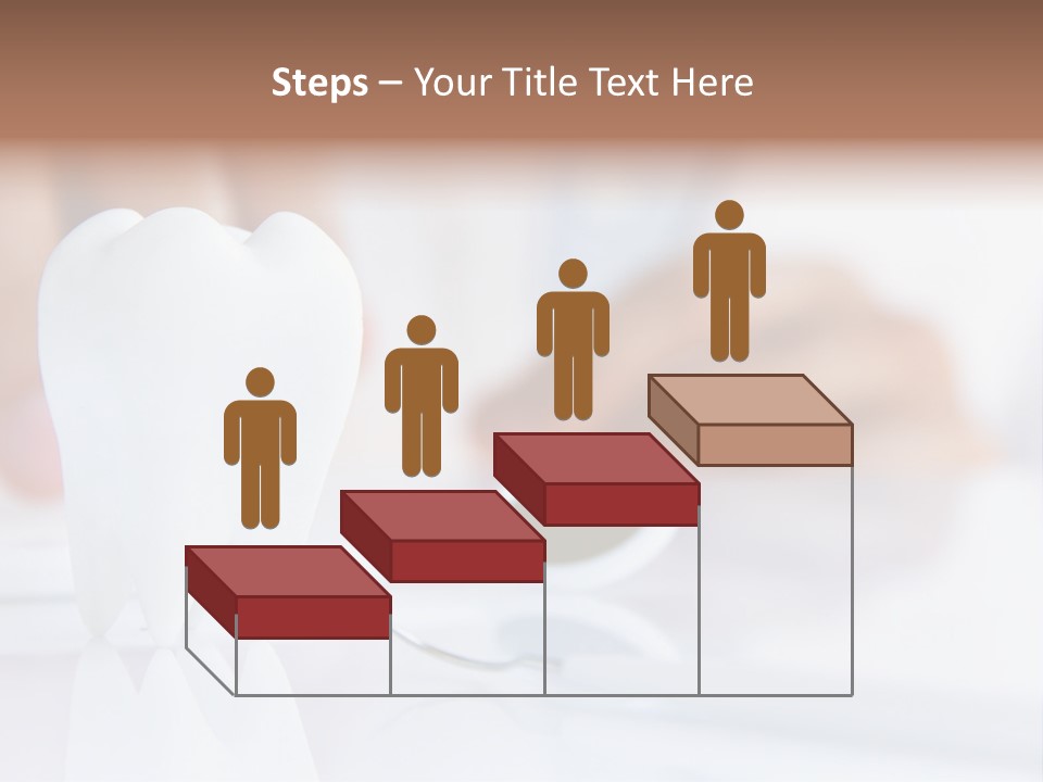 Decorative Tooth At The Dentist PowerPoint Template