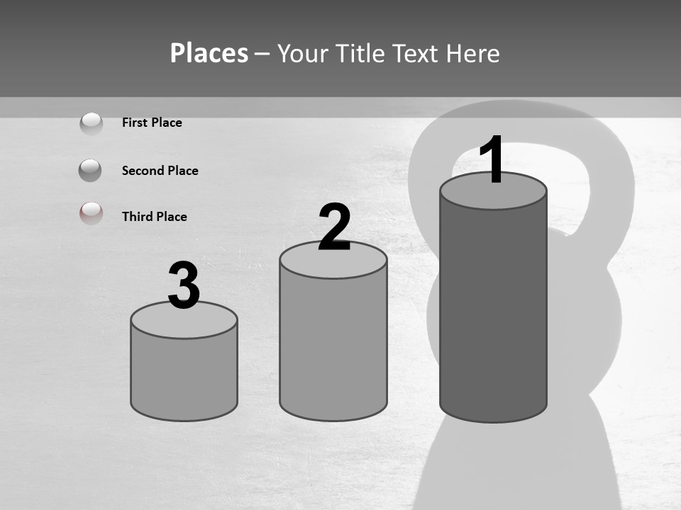 Kettlebell On The Floor PowerPoint Template