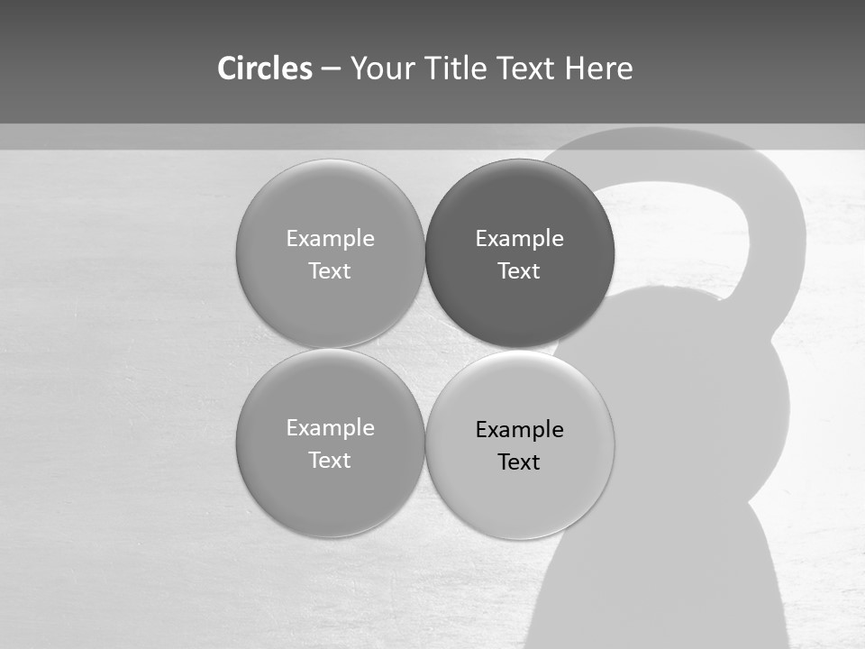 Kettlebell On The Floor PowerPoint Template