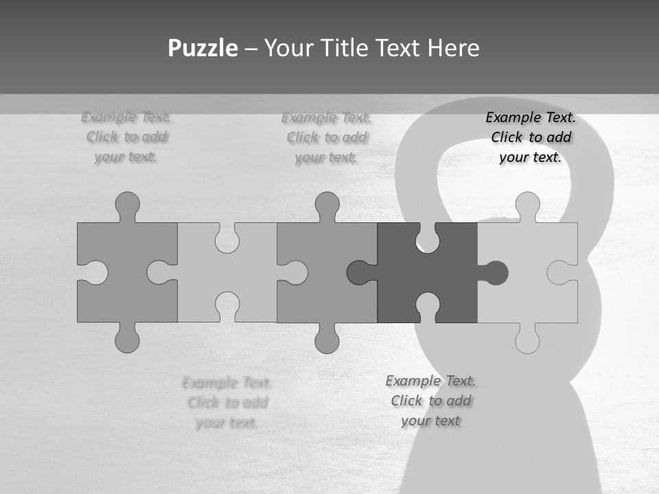 Kettlebell On The Floor PowerPoint Template