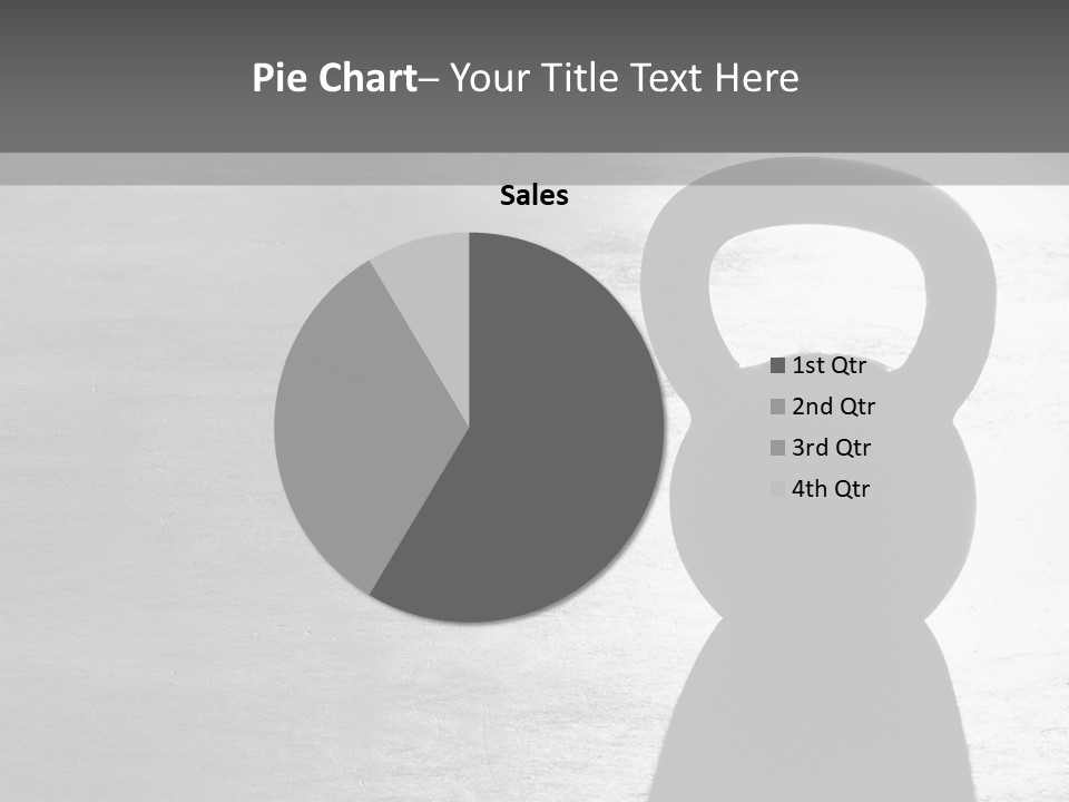 Kettlebell On The Floor PowerPoint Template