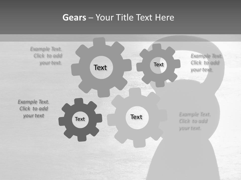 Kettlebell On The Floor PowerPoint Template