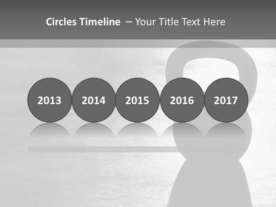 Kettlebell On The Floor PowerPoint Template