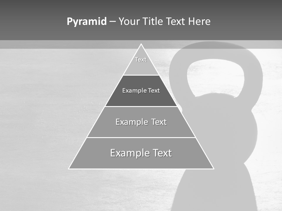 Kettlebell On The Floor PowerPoint Template