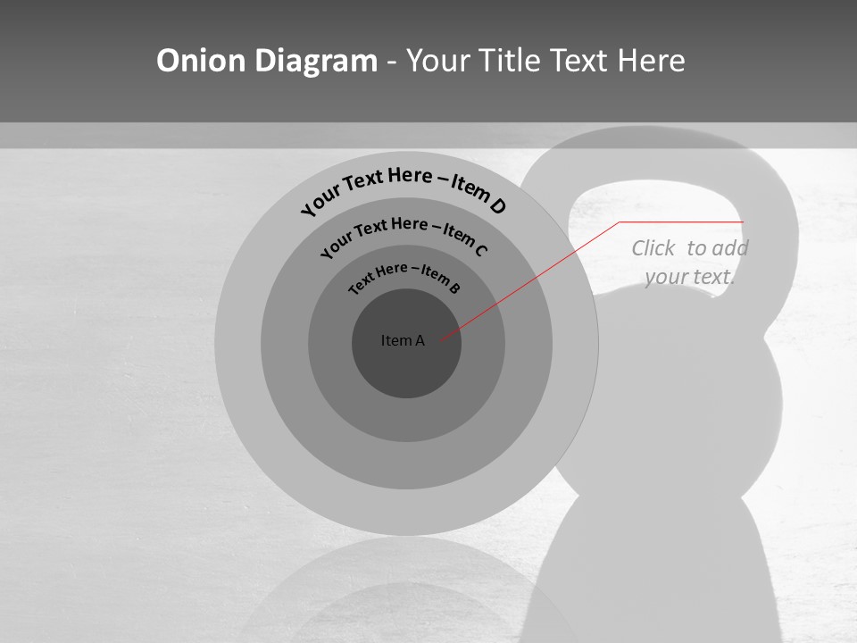 Kettlebell On The Floor PowerPoint Template