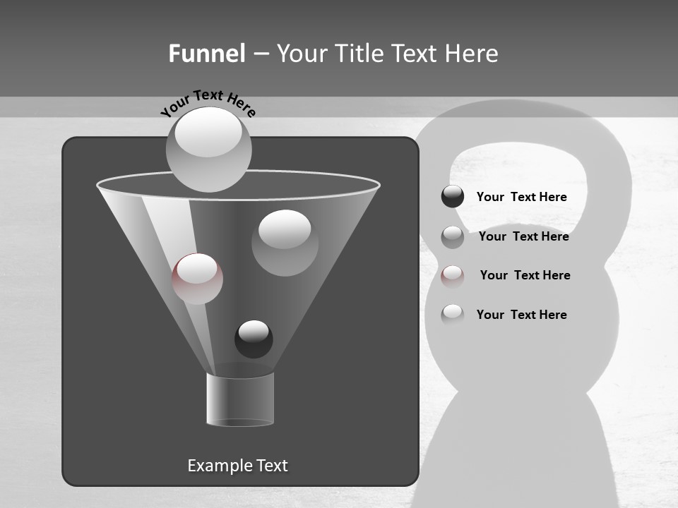 Kettlebell On The Floor PowerPoint Template