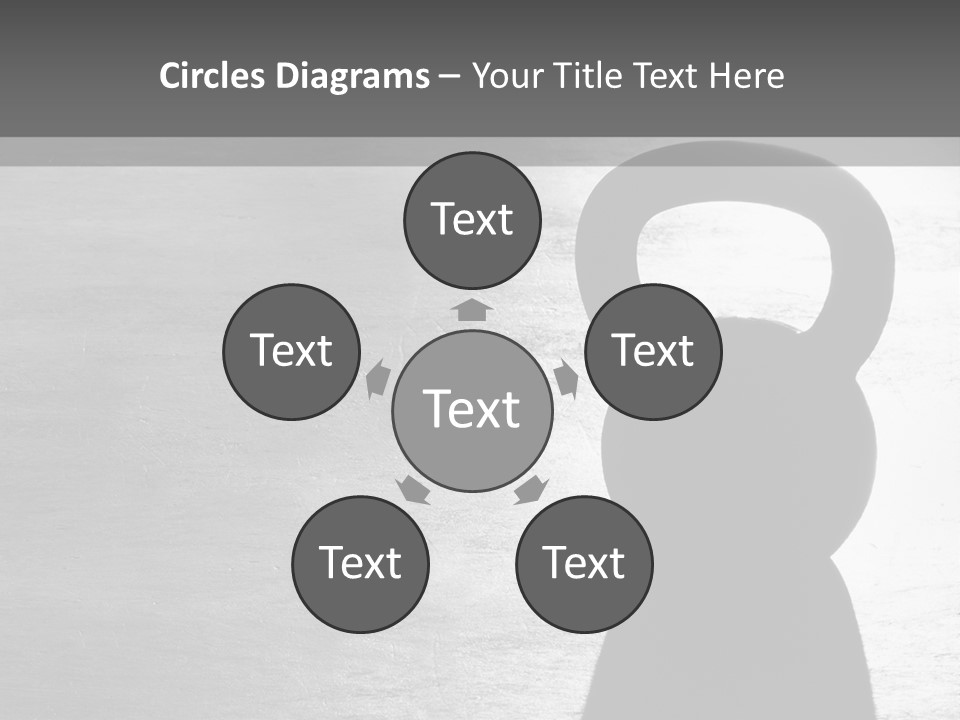 Kettlebell On The Floor PowerPoint Template